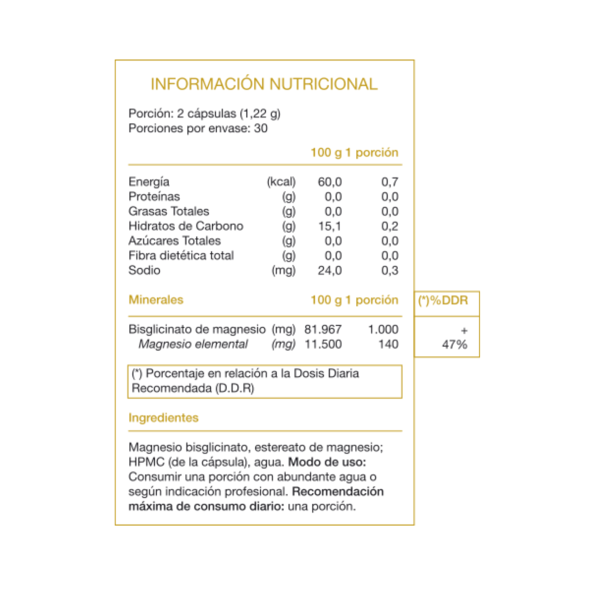 Pack Recupera - Citrato + Bisglicinato de Magnesio 120 Cápsulas