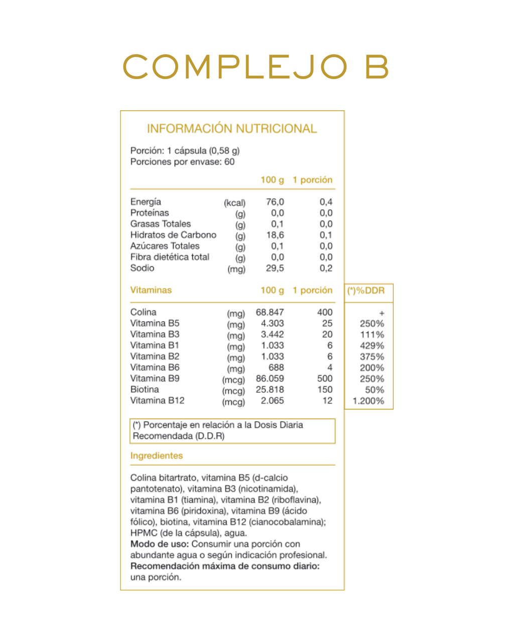 Pack Vitalidad Dorada