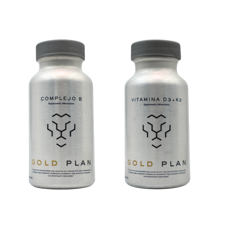 Pack Base Vital - Complejo B + Vitamina D3+K2 120 Cápsulas
