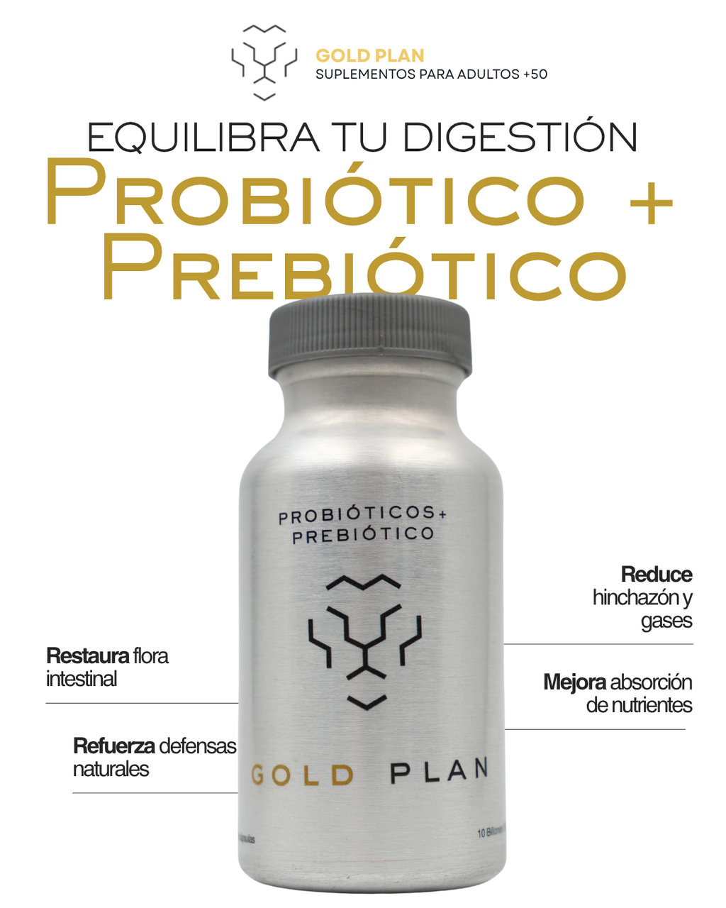 Pack Defensas - Probióticos + Prebióticos + Vitamina C 120 Cápsulas