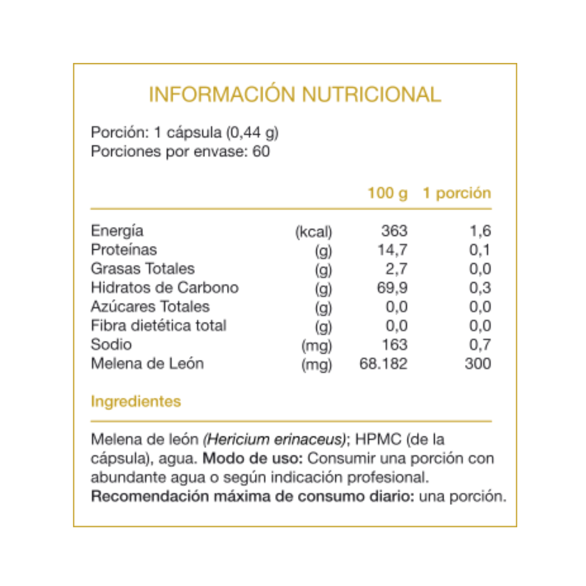 Pack Fungi - Reishi + Melena de León 120 Cápsulas