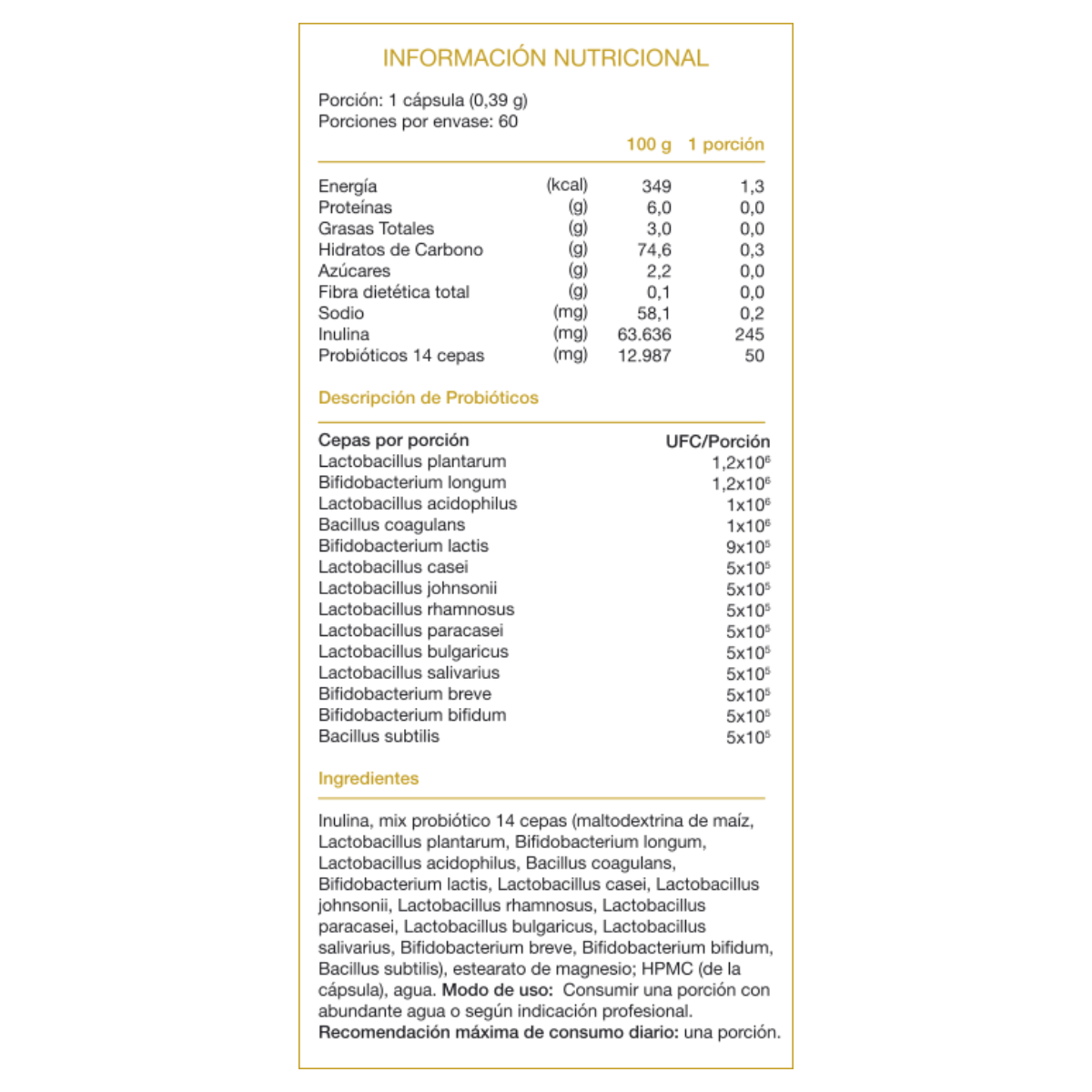 Pack Defensas - Probióticos + Prebióticos + Vitamina C 120 Cápsulas